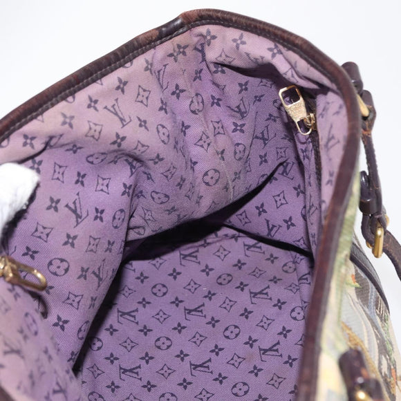 LOUIS VUITTON Eyeall Cabas PM Promenadetas Canvas Paars M93771 LV Auth 162827