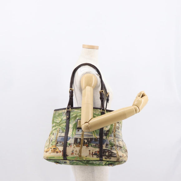 LOUIS VUITTON Eyeall Cabas PM Promenadetas Canvas Paars M93771 LV Auth 162827