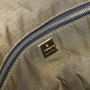 FENDI Zucca Canvas Vanity Hand Bag Black Brown Auth 162830-18