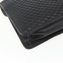 BALLY Hand Bag Leather Black Gold Auth 162833-16