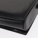 CELINE Shoulder Bag Leather Black Gold Auth 162834-16