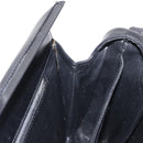 CELINE Shoulder Bag Leather Black Gold Auth 162834-18