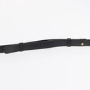 CELINE Shoulder Bag Leather Black Gold Auth 162834-8