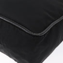 CELINE Shoulder Bag Nylon Black Gold Auth 162838-16
