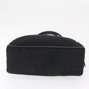 CELINE Shoulder Bag Nylon Black Gold Auth 162838-5