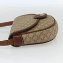 CELINE Macadam Canvas Shoulder Bag PVC Beige Gold Auth 162841-4