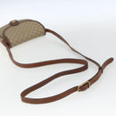 CELINE Macadam Canvas Shoulder Bag PVC Beige Gold Auth 162841-7