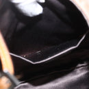 PRADA Shoulder Bag Nylon Beige Gold Auth 162843-22