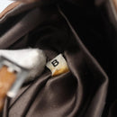 PRADA Shoulder Bag Nylon Beige Gold Auth 162843-11