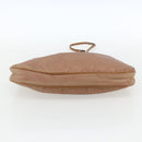 PRADA Shoulder Bag Nylon Beige Gold Auth 162843-5