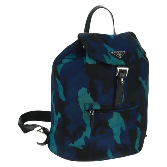 PRADA Backpack Nylon Multicolor Auth 162844V