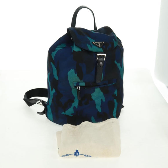 PRADA Backpack Nylon Multicolor Auth 162844V