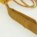 PRADA Test Bomber Handtasche Nylon 2-Wege Gelb Silber Auth 162845V-9
