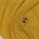 PRADA Test Bomber Handtasche Nylon 2-Wege Gelb Silber Auth 162845V-16