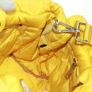 PRADA Test Bomber Handtasche Nylon 2-Wege Gelb Silber Auth 162845V-25