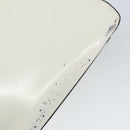 PRADA Shoulder Bag Patent leather White Silver Auth 162846-14
