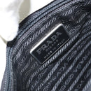 PRADA Shoulder Bag Patent leather White Silver Auth 162846-15