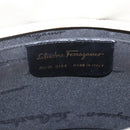 Salvatore Ferragamo Hand Bag Leather White Gold Auth 162853-17