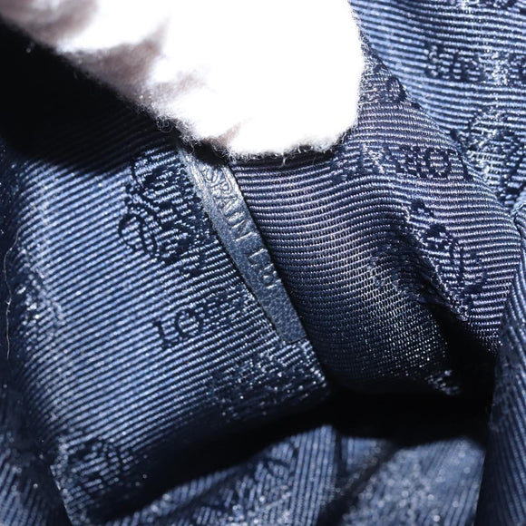 LOEWE Shoulder Bag Leather Brown Gold Auth 162859