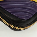 Miu Miu Chain Hand Bag Leather 2way Multicolor Gold Auth 162861V-11