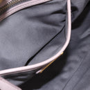 Miu Miu Matelasse Shoulder Bag Leather Gray Gold Auth 162864-22