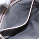 Miu Miu Matelasse Shoulder Bag Leather Gray Gold Auth 162864-25