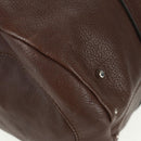 Chloe Mr Paddington Hand Bag Leather Brown Silver Auth 162866V-9