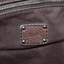 Chloe Mr Paddington Hand Bag Leather Brown Silver Auth 162866V-23