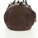 Chloe Mr Paddington Hand Bag Leather Brown Silver Auth 162866V-4