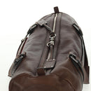Chloe Mr Paddington Hand Bag Leather Brown Silver Auth 162866V-7