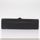 SAINT LAURENT Cassandra Hand Bag Leather Black Gold Auth 162868-5