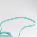 TIFFANY&Co. Hand Bag Leather 2way Peppermint Silver Auth 162869SM-17