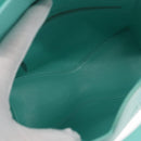 TIFFANY&Co. Hand Bag Leather 2way Peppermint Silver Auth 162869SM-11