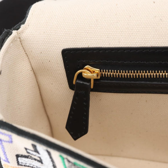 FENDI Zucca Canvas Mamma Baguette Umhängetasche Mehrfarbig Gold Auth 162870SM