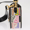 FENDI Zucca Canvas Mamma Baguette Umhängetasche Mehrfarbig Gold Auth 162870SM-3