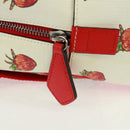 GUCCI Children's Strawberry Fairy Backpack PVC Red Silver 433578 Auth 162873SAM-23