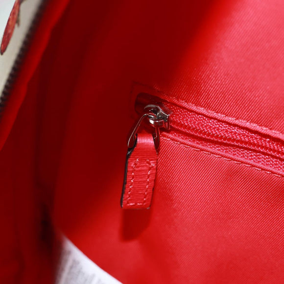 GUCCI Children's Strawberry Fairy Backpack PVC Red Silver 433578 Auth 162873SAM