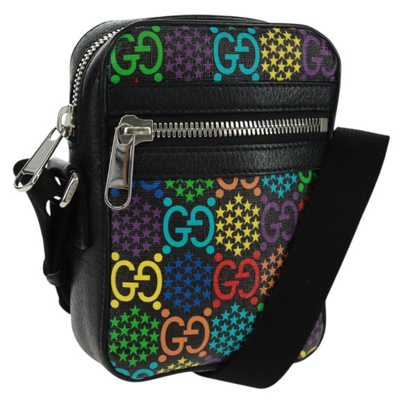GUCCI GG Psychedelic Shoulder Bag Multicolor Silver 598103 Auth 162874M