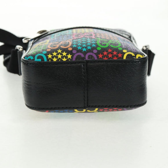 GUCCI GG Psychedelic Shoulder Bag Multicolor Silver 598103 Auth 162874M