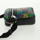 GUCCI GG Psychedelic Shoulder Bag Multicolor Silver 598103 Auth 162874M-3