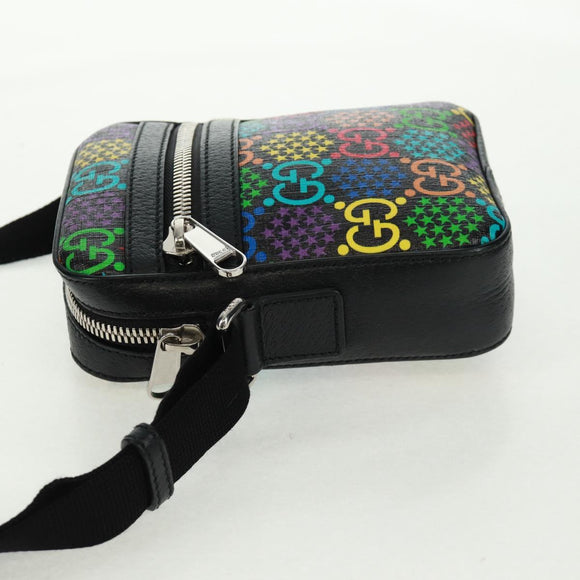 GUCCI GG Psychedelic Shoulder Bag Multicolor Silver 598103 Auth 162874M