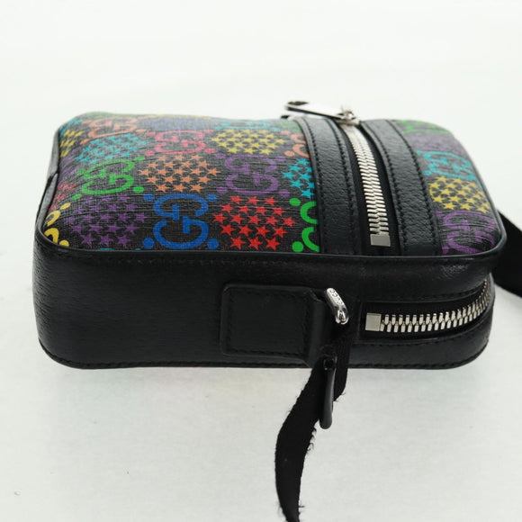 GUCCI GG Psychedelic Shoulder Bag Multicolor Silver 598103 Auth 162874M