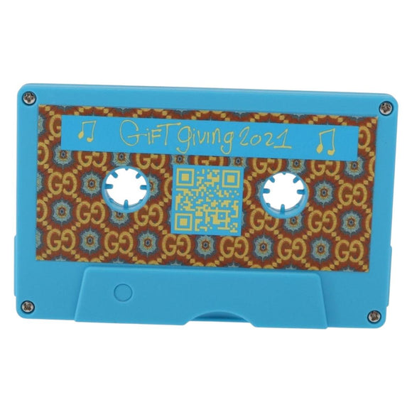 GUCCI Cassette Tape USB plastic Blue Auth 162875V