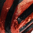 PRADA Pailletten Tragetasche Nylon Orange Schwarz Orig. 162878V-9