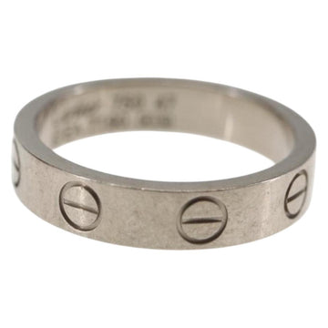 CARTIER Mini Love Ring 18K Gold(750) Silver Auth 162882SM