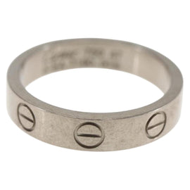 CARTIER Mini Love Ring 18K Gold(750) Silver Auth 162882SM - 0