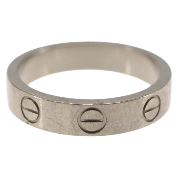 CARTIER Mini Love Ring 18K Gold(750) Silver Auth 162882SM