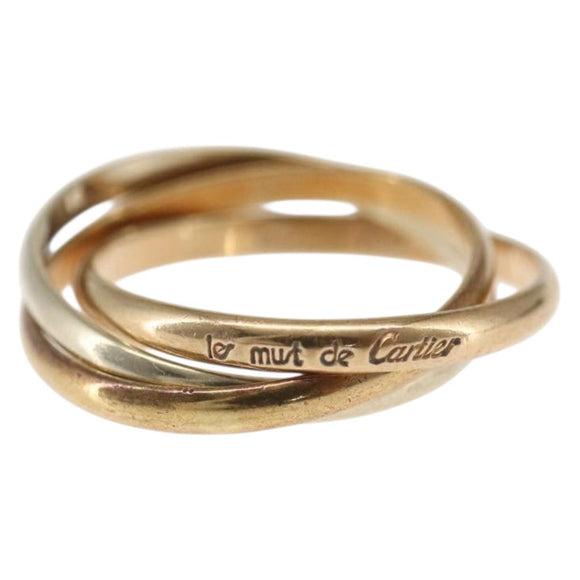 CARTIER Ring Trinity Ring 18K Gold(750) Gold Auth 162884SM