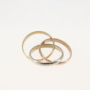 CARTIER RingTrinity Ring 18K Gold(750) Gold Auth 162885SM-6