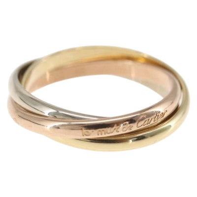 CARTIER Ring Trinity Ring 18K Gold(750) Gold Auth 162886SM